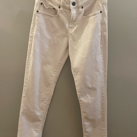 ☀️RALPH LAUREN Skinny White Denim Jeans size 28 stretch Summer Fitted Excellent! - Picture 4 of 8